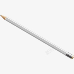 白色铅笔素材