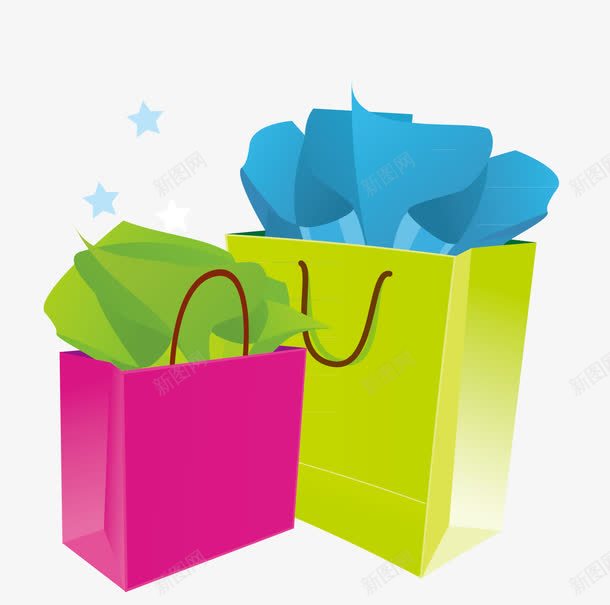 时尚购物袋png免抠素材_新图网 https://ixintu.com 彩色购物袋子 手提袋 手绘购物袋 时尚 时尚购物 时尚购物袋 袋子