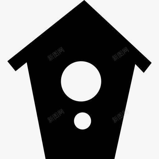 鸟的房子图标png_新图网 https://ixintu.com 动物 建筑 形状 房子 鸟 鸟的房子