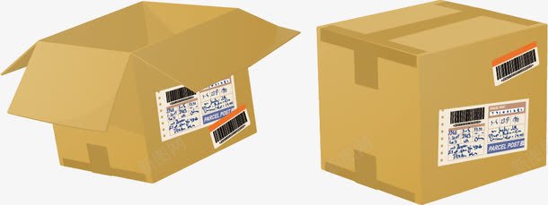 物流包装箱png免抠素材_新图网 https://ixintu.com 包装箱 物流 物流运输