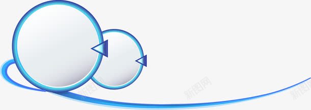 抽象圈圈几何png免抠素材_新图网 https://ixintu.com 几何 圈圈 抽象