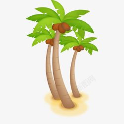 海南椰子树素材