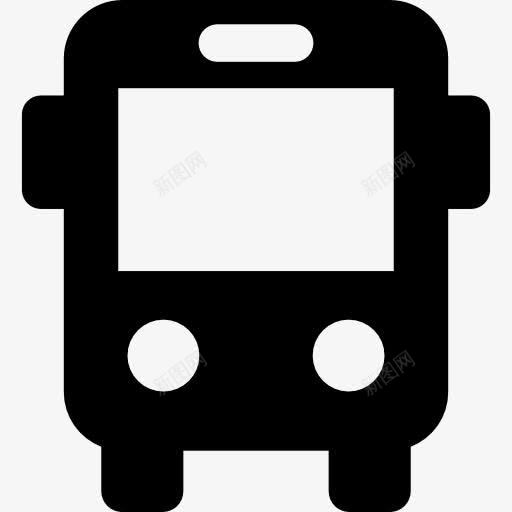 校车前图标png_新图网 https://ixintu.com 公共交通 巴士 汽车 运输