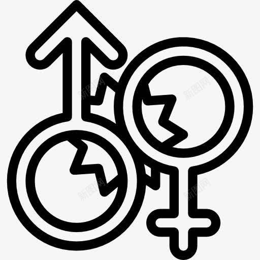 性骚扰图标png_新图网 https://ixintu.com femenine 人的迹象 女人 性别 性骚扰 火星 男性 金星