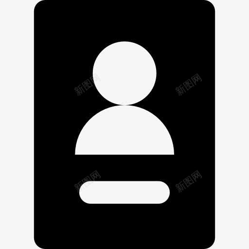身份证图标png_新图网 https://ixintu.com 业务 人 身份识别 通过ID卡