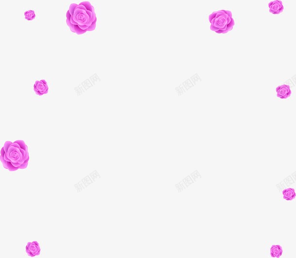 紫色海报植物花朵效果png免抠素材_新图网 https://ixintu.com 效果 植物 海报 紫色 花朵 设计