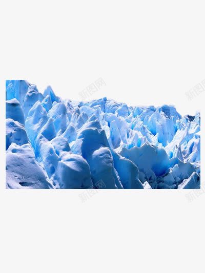 蓝色冰川风景png免抠素材_新图网 https://ixintu.com 冰川 旅游 蓝色