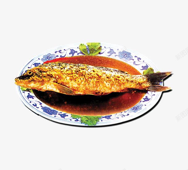 红烧鱼png免抠素材_新图网 https://ixintu.com 红烧鱼 美食 菜肴