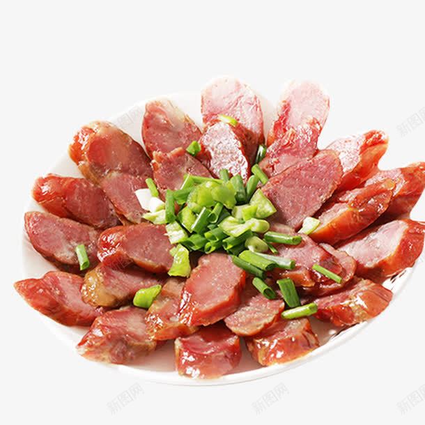 香肠切片png免抠素材_新图网 https://ixintu.com 产品实物 熟食 肉 装盘