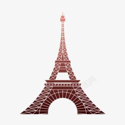 法国埃菲尔铁塔矢量图素材