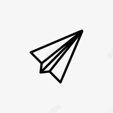 纸飞机的符号图标图标