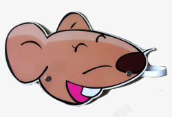褐色老鼠褐色的老鼠头高清图片