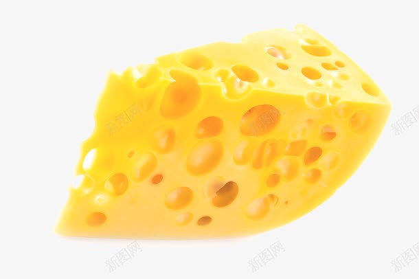 有洞的奶酪png免抠素材_新图网 https://ixintu.com 奶酪 美食 餐饮 黄色