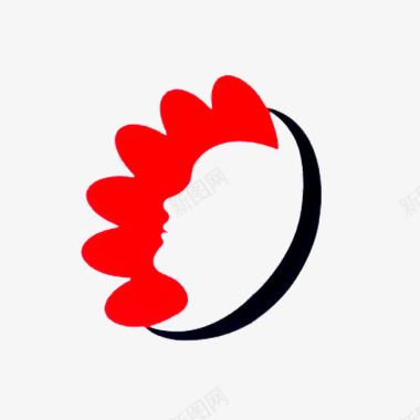 圆形花店logo图标图标