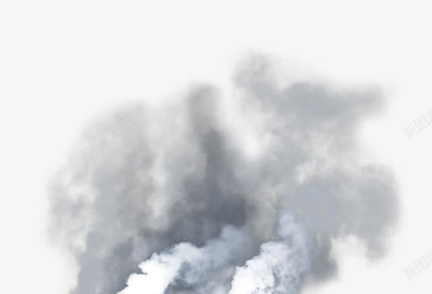 灰色浓烈烟雾背景png免抠素材_新图网 https://ixintu.com 浓烈 灰色 烟雾 背景