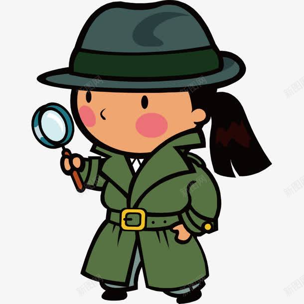 侦探图形人物png免抠素材_新图网 https://ixintu.com 人物 侦探 侦探图形人物 图形