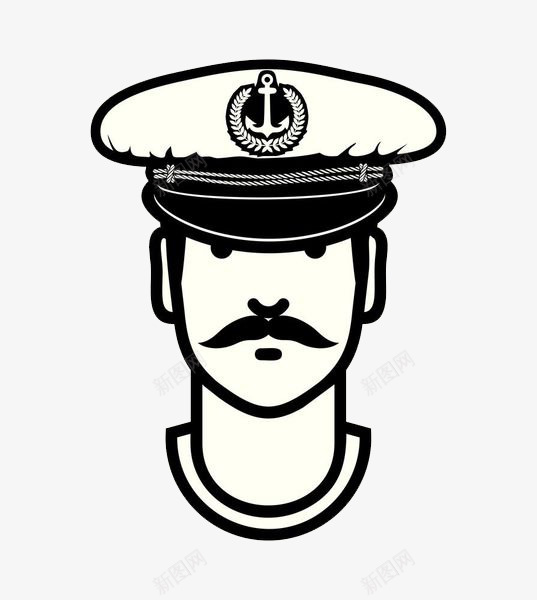 卡通带水手帽的男性图标png_新图网 https://ixintu.com 水手帽 水手服 海军 海军制服 海员 海洋舰队