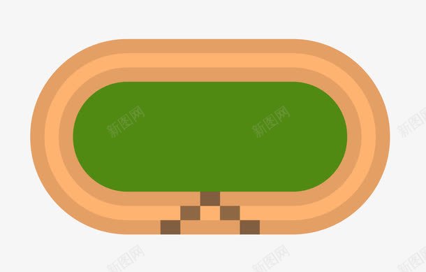 马术场地png免抠素材_新图网 https://ixintu.com 矢量素材 竞技 草地 马术