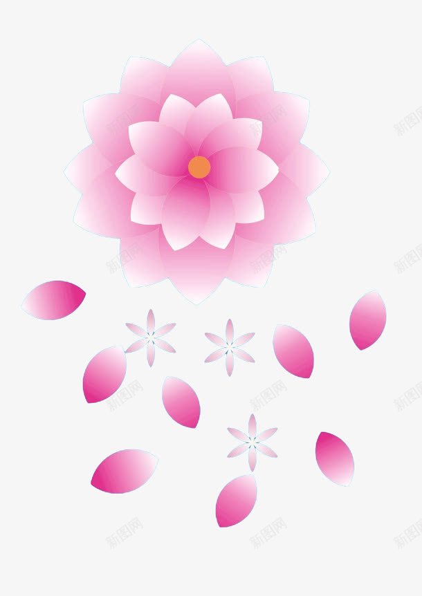 紫色凌花png免抠素材_新图网 https://ixintu.com 粉色 紫色 花 花瓣