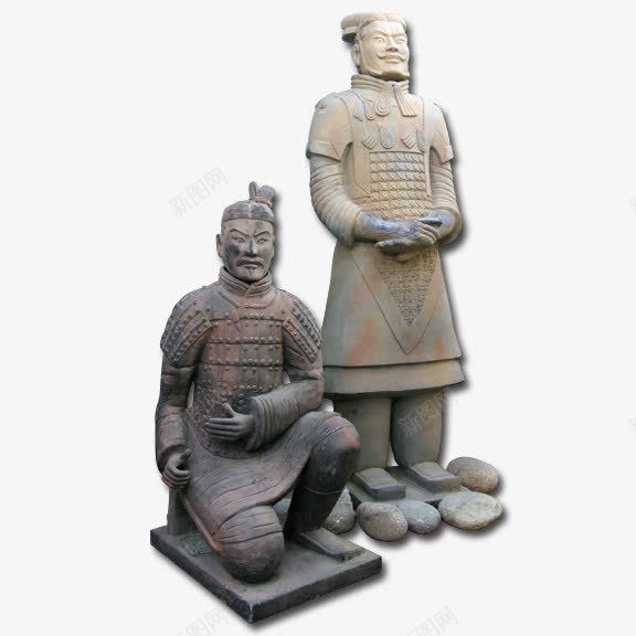 兵马俑png免抠素材_新图网 https://ixintu.com 中国风 兵马俑 出土文物