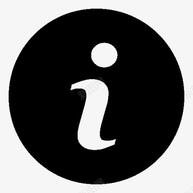 非常基本的信息图标图标