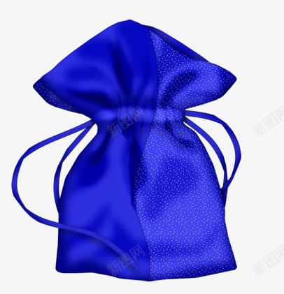 蓝色荷包布袋png免抠素材_新图网 https://ixintu.com png 布袋 荷包 蓝色