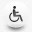 无障碍通道图标png_新图网 https://ixintu.com 残疾人 轮椅 通道
