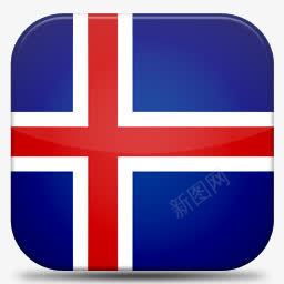 冰岛V7国旗图标png_新图网 https://ixintu.com Iceland 冰岛