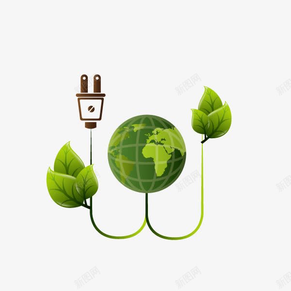 绿色环保环保能源png免抠素材_新图网 https://ixintu.com 环保 环保能源 绿色