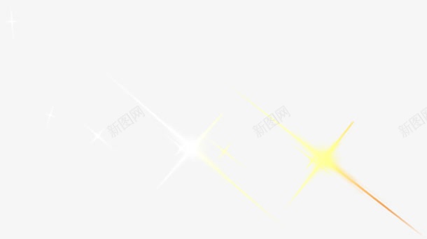 黄色白色星点效果png免抠素材_新图网 https://ixintu.com 效果 星点 白色 设计 黄色