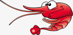 红色虾子素材