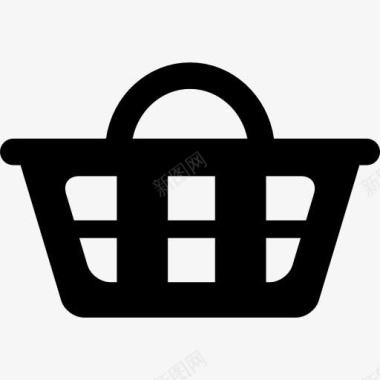 购物篮界面商业符号图标图标