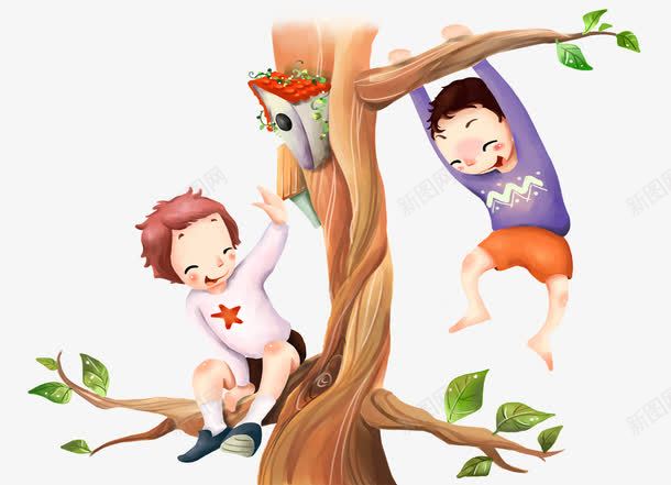孩童玩乐树杆png免抠素材_新图网 https://ixintu.com 孩童 树杆 玩乐 素材