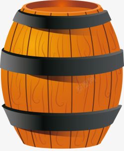 木质酒桶黄色木质酒桶高清图片
