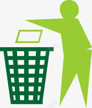 回收垃圾标图标图标