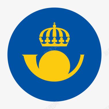 瑞典邮政标志图标图标
