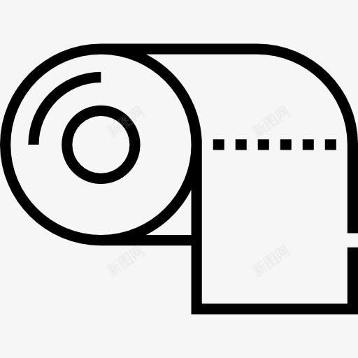 卫生纸图标png_新图网 https://ixintu.com 卫生 卫生纸 杂 浴室