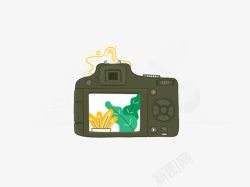 张相机绿色相机高清图片