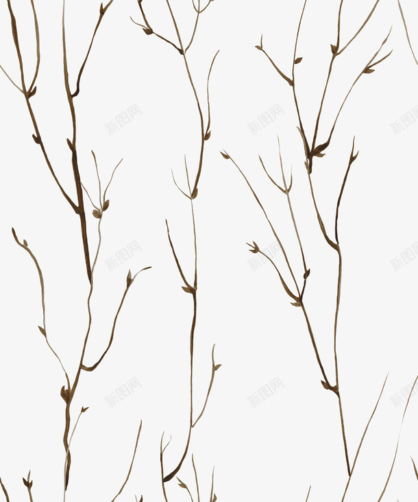 枯萎的树枝png免抠素材_新图网 https://ixintu.com png图形 png装饰 手绘 树枝 植物 装饰