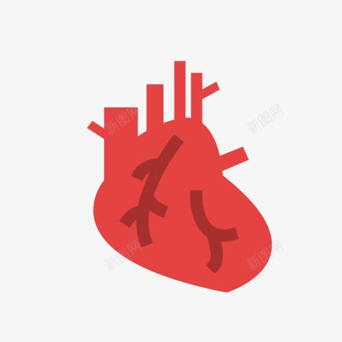人的心脏png免抠素材_新图网 https://ixintu.com 人体器官 心脏 手绘 简图 红色的 纹理 黑色的