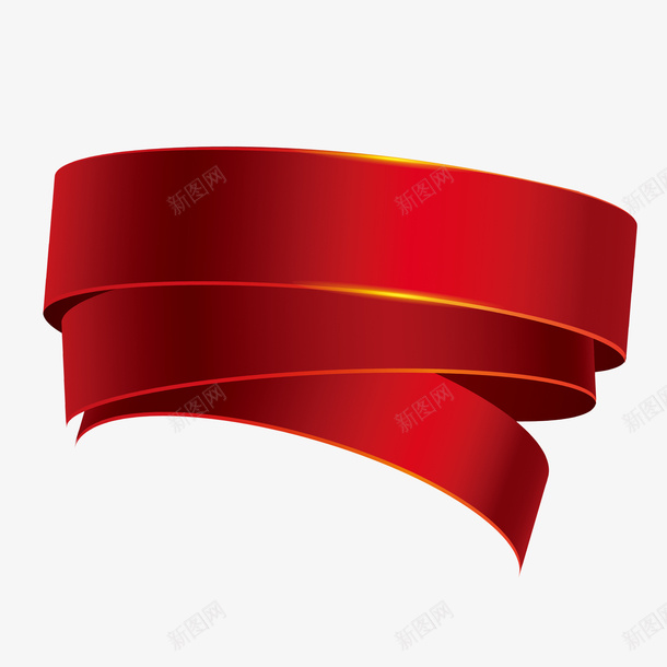 红色飘带片png免抠素材_新图网 https://ixintu.com 红色飘带免扣素材 红色飘带素材