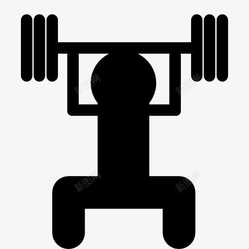 哑铃举重运动员图标png_新图网 https://ixintu.com 举哑铃 举重 体重 运动 锻炼 锻炼身体