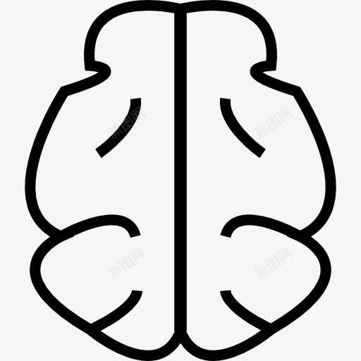 脑图标png_新图网 https://ixintu.com 人类的身体 医疗 形状 思维的大脑 身体的一部分