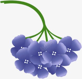 卡通紫色植物花朵png免抠素材_新图网 https://ixintu.com 卡通 植物 紫色 花朵