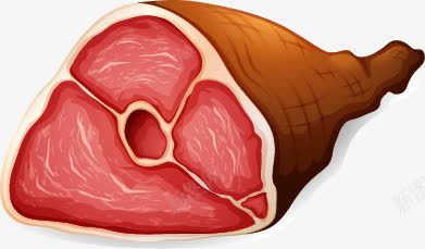 鸡腿png免抠素材_新图网 https://ixintu.com 平面设计 美食 食物 鸡腿