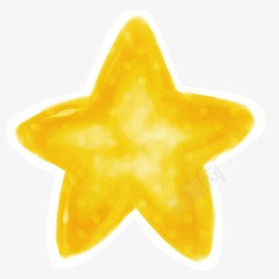 黄色星星乡村生活图标图标