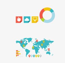 商务信息图表素材