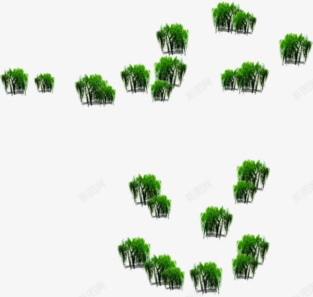 创意不规则形状树木排列png免抠素材_新图网 https://ixintu.com 不规则 创意 形状 排列 树木