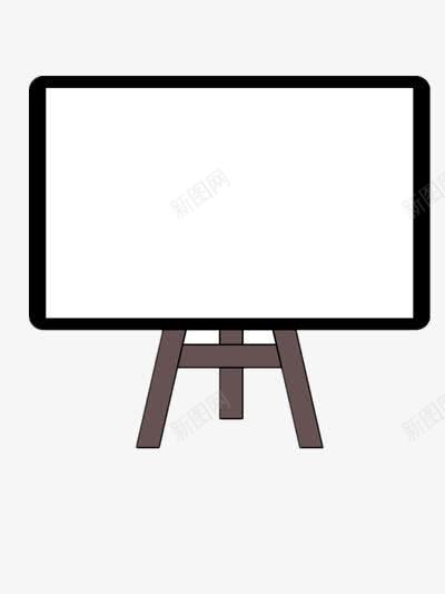 白色画板png免抠素材_新图网 https://ixintu.com 学习 画画 艺术