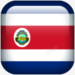 科斯塔哥斯达黎加图标高清图片